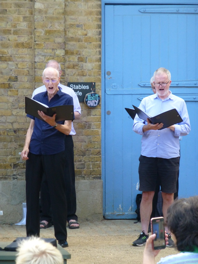 Summer 2021, Orleans House Stables Cafe, men in action!